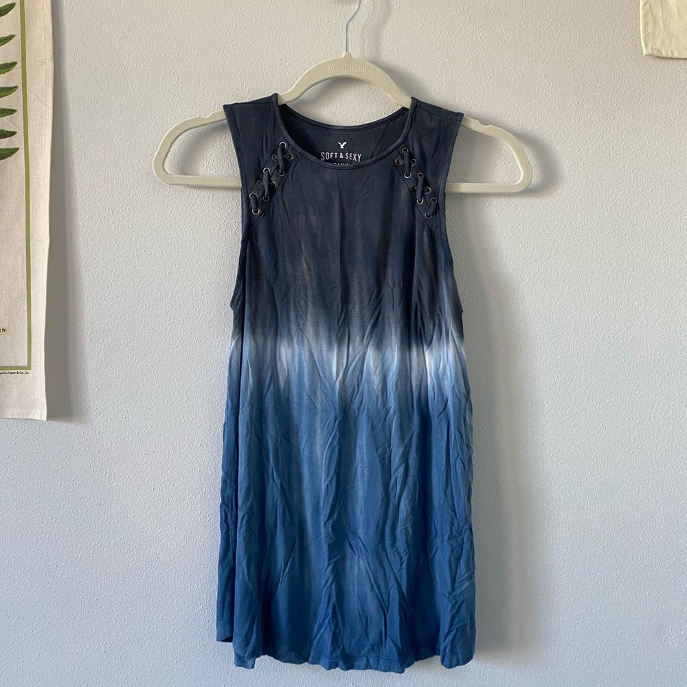 Blue American Eagle Tank